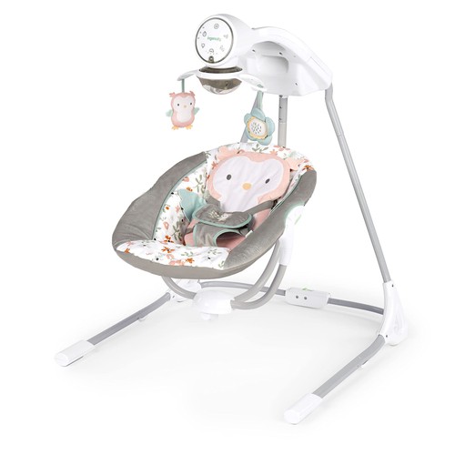 Baby swing gray pink - swing,