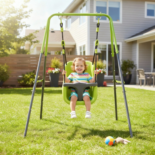 Indoor outdoor baby swing with - baby,